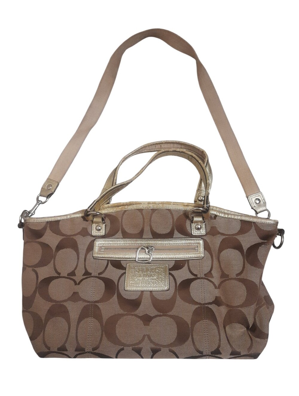 PROJECT Coach Poppy Monogram Shoulder Tote BAG Y2K PROJECT